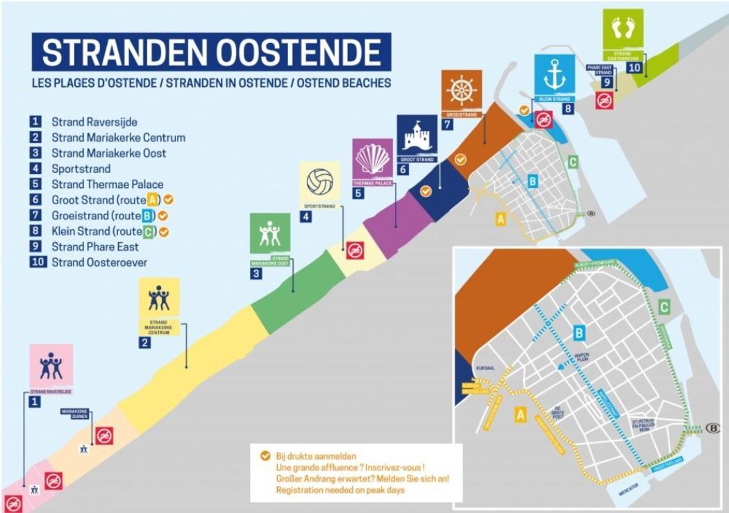 Vakantieappartement Emiel Centrum Oostende Met Garage Экстерьер фото