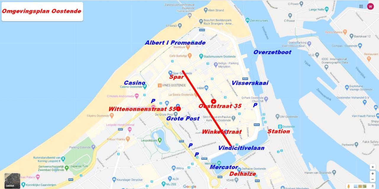Vakantieappartement Emiel Centrum Oostende Met Garage Экстерьер фото